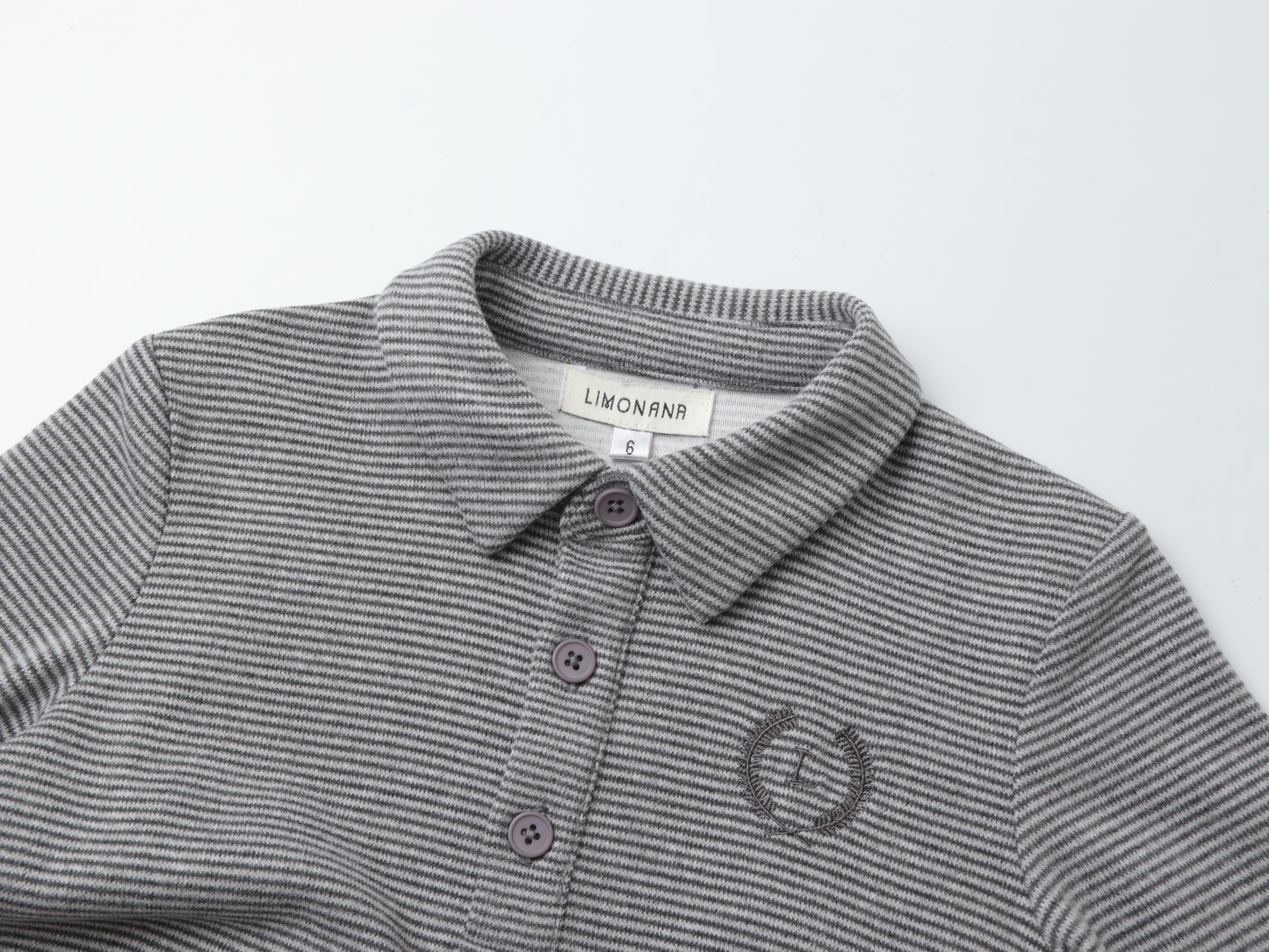 Striped Heather Polo