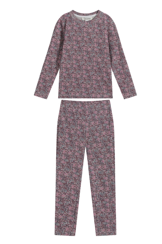 Mauve Floral Loungewear