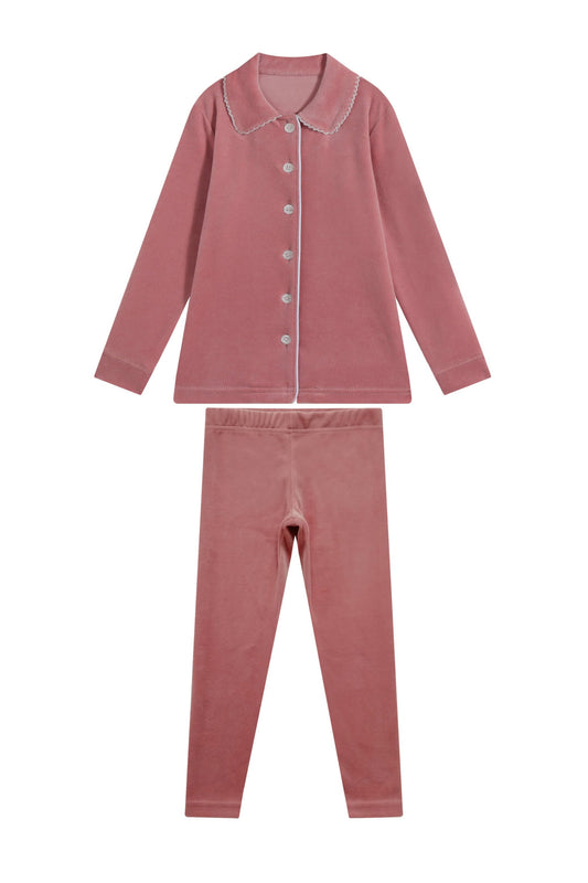 Mauve Velour Loungewear