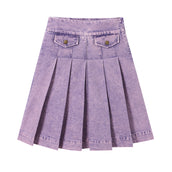 Purple Wash Skirt