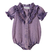 Purple Wash Romper